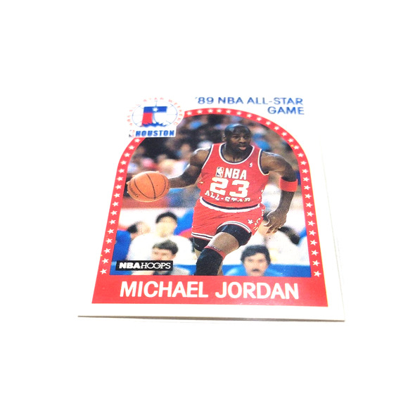 1989-90 NBA Hoops Michael Jordan All-Star #21 Chicago Bulls - Picture 1 of 2